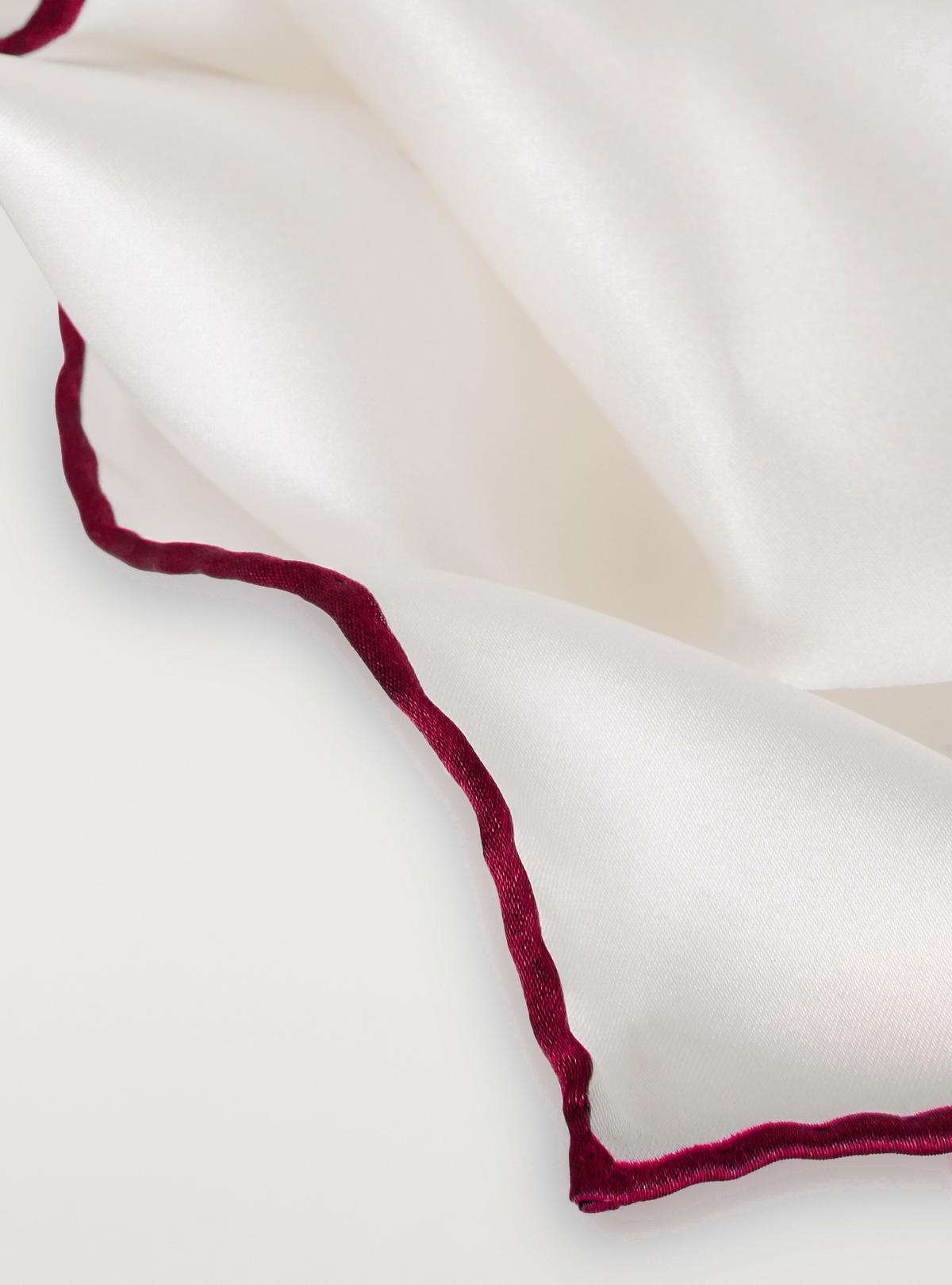 Einstecktuch aus Seide Unifarben