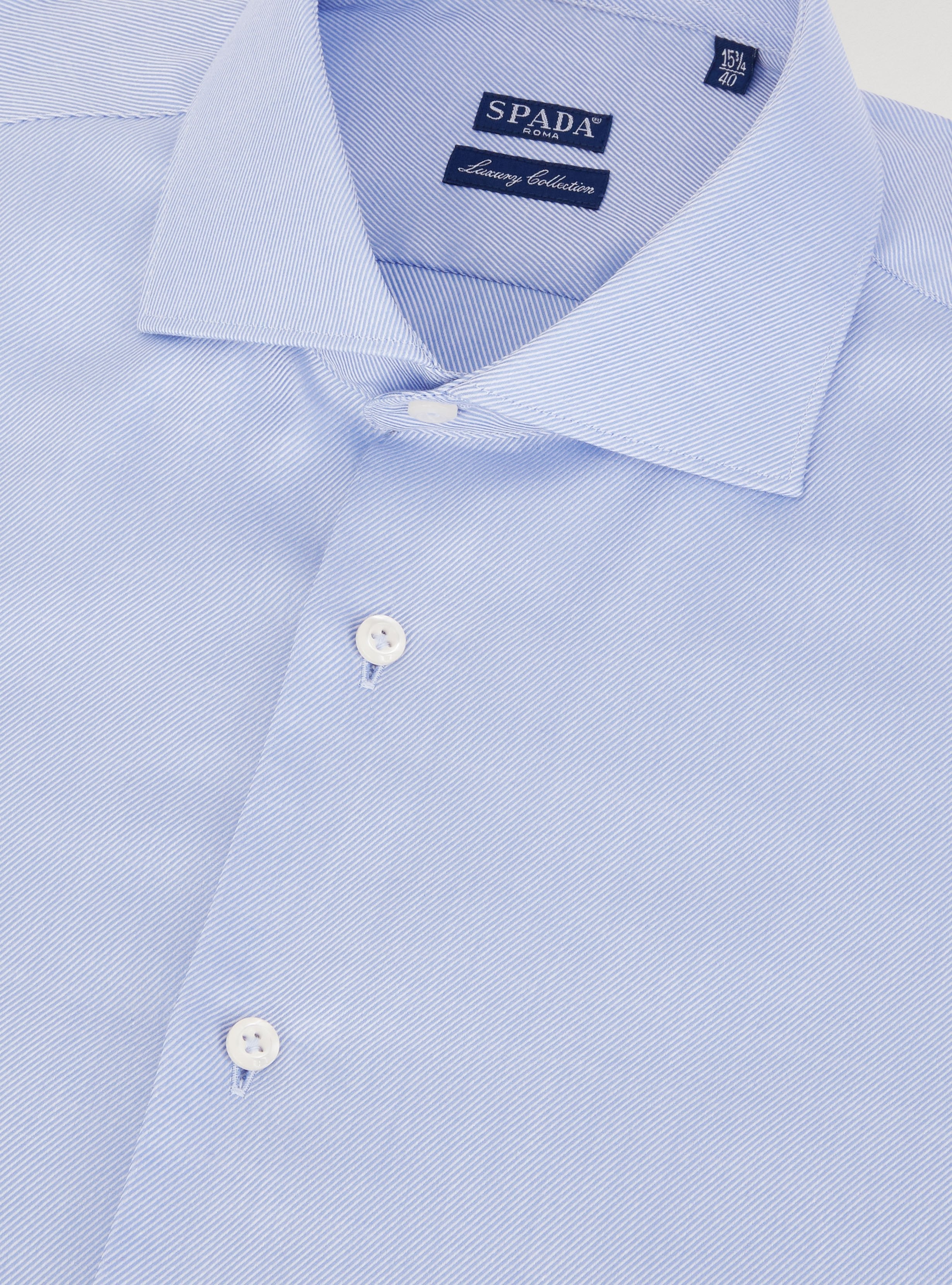 Baumwollhemd mit diagonaler Webart