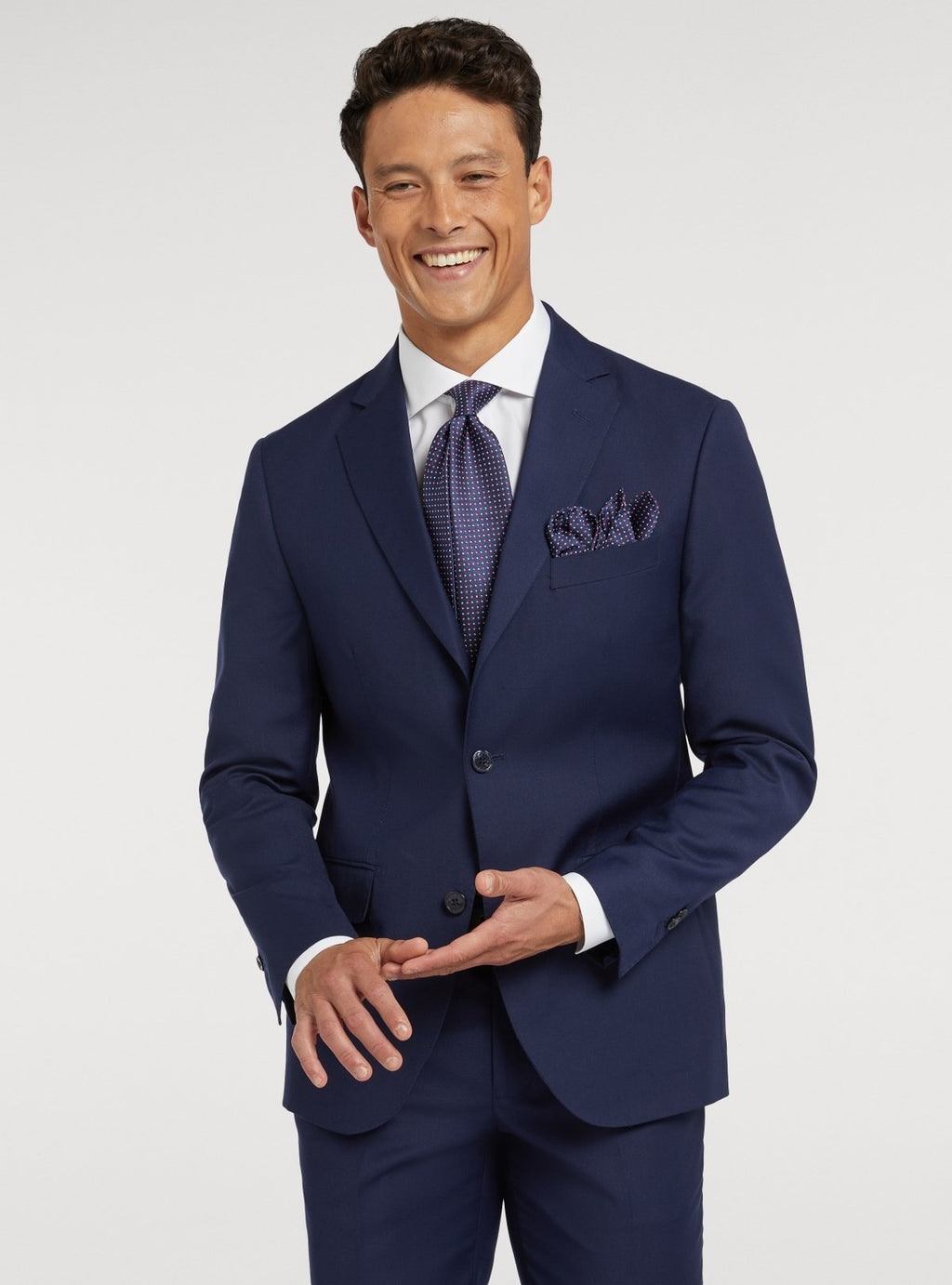 Klassischer Anzug Unifarben