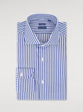 Gestreiftes Baumwollhemd