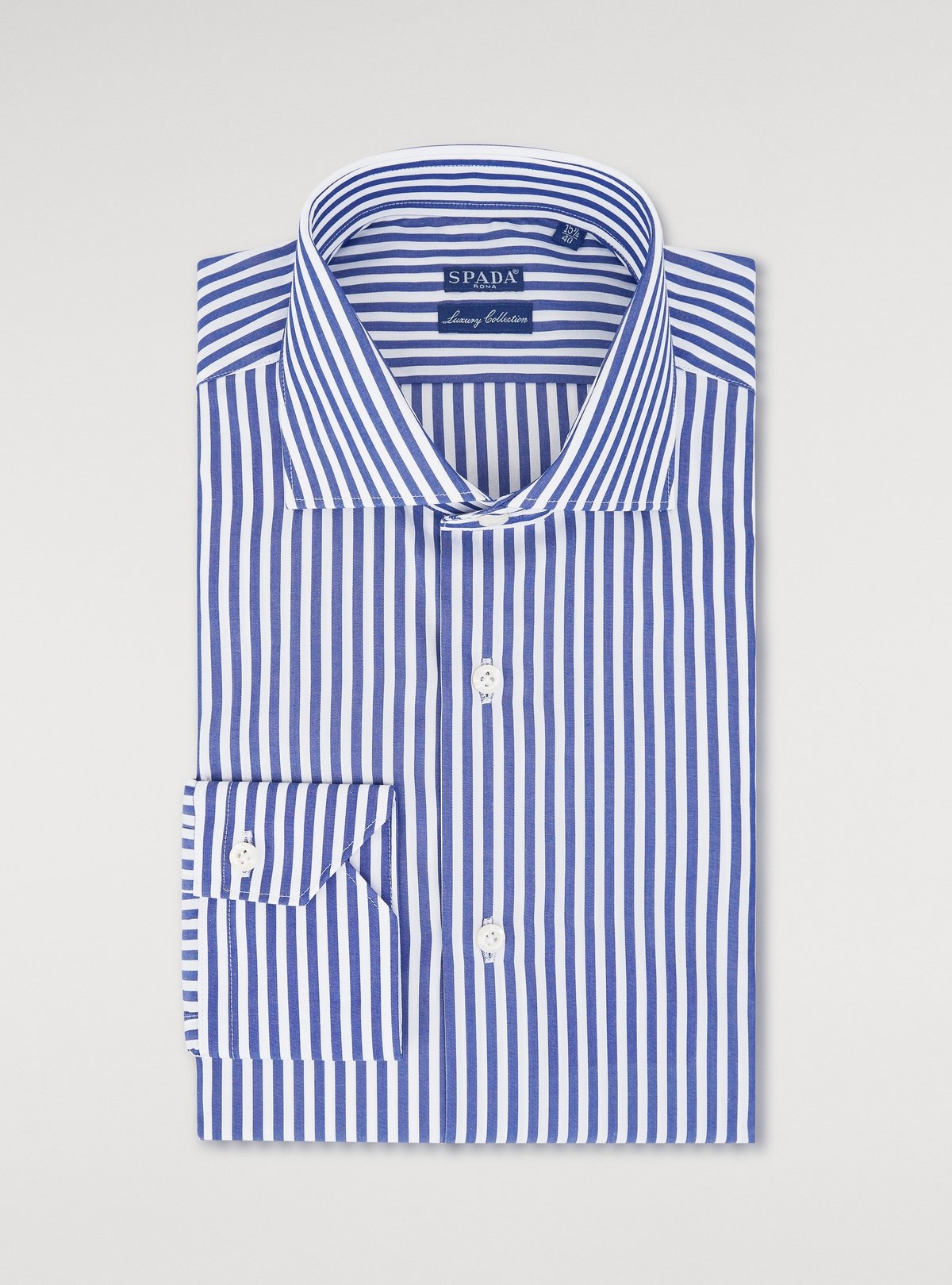 Gestreiftes Baumwollhemd