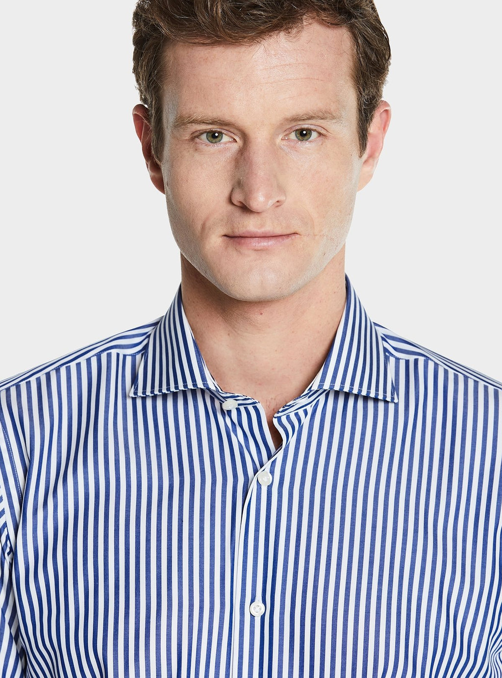 Gestreiftes Baumwollhemd