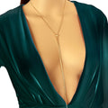 Versatile Style Lariat Adjustable Serpentine Chain Necklace-0