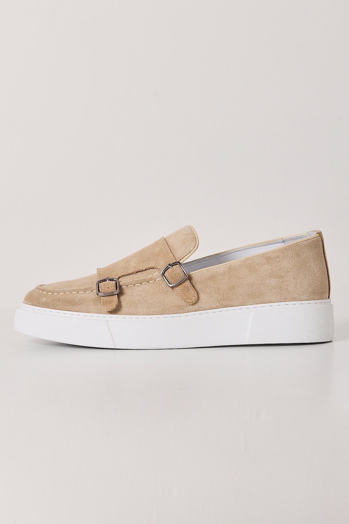 Herren Premium Wildleder Double-Monk Loafer – 100% Echtes Leder