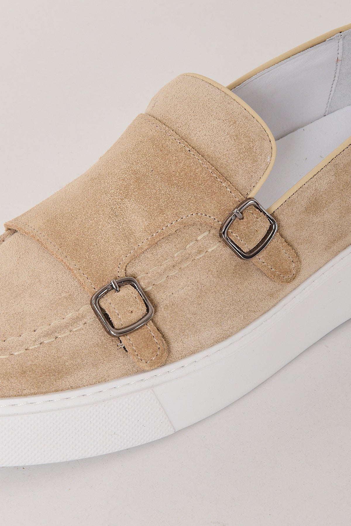 Herren Premium Wildleder Double-Monk Loafer – 100% Echtes Leder