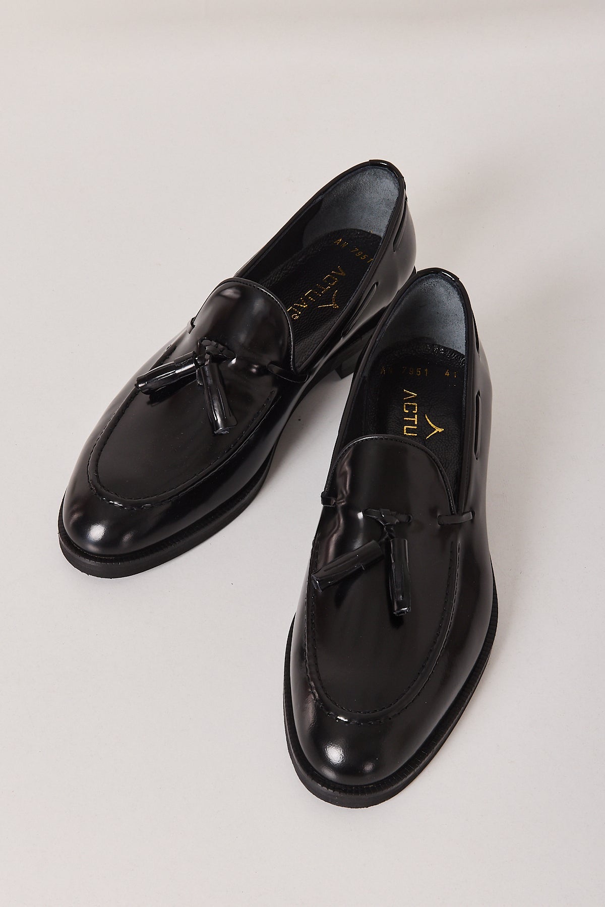 Herren Premium Leder Tassel Loafer Schuhe – Echtes Vollnarbenleder