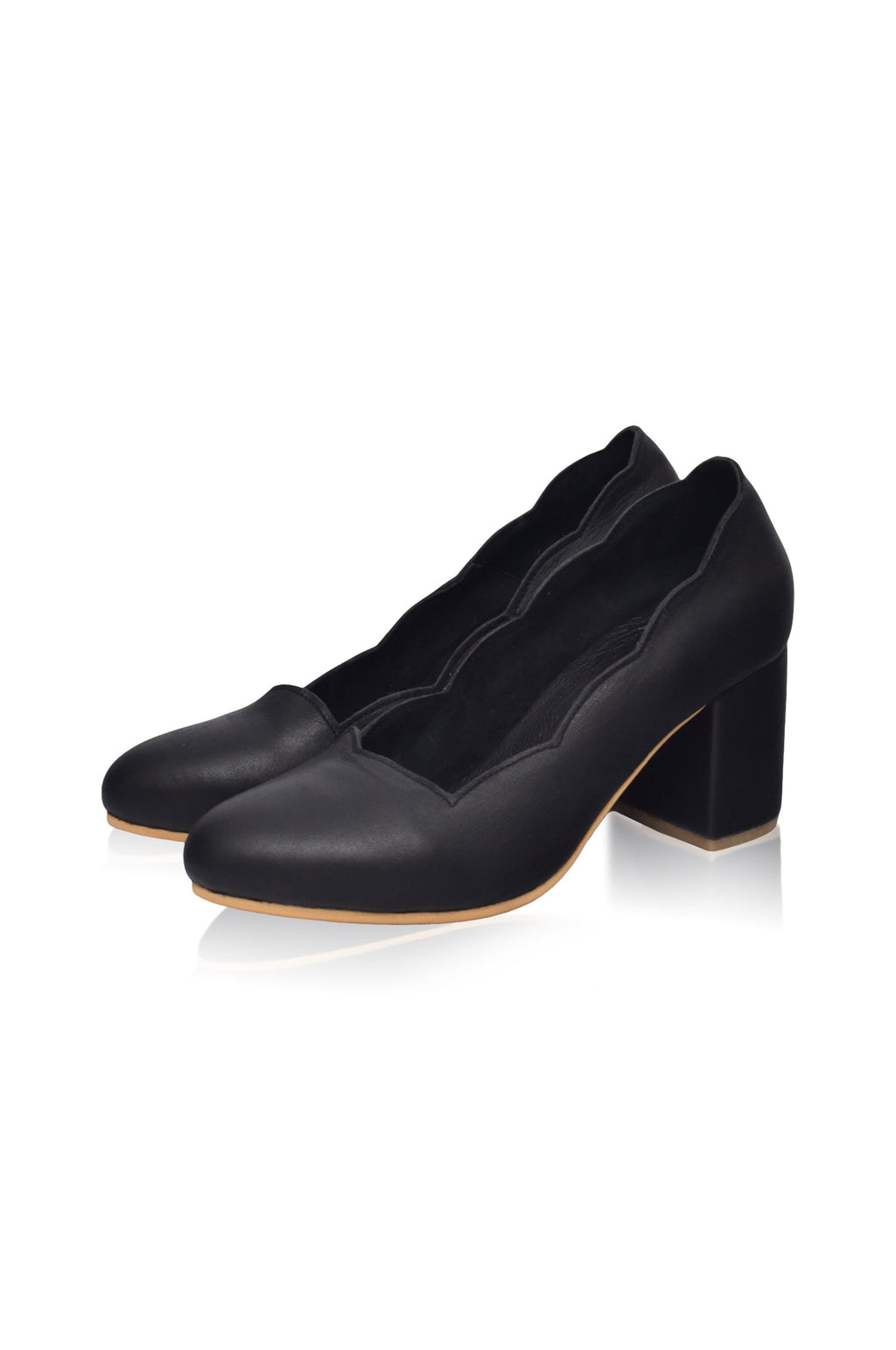 Alia Klassische Leder Pumps