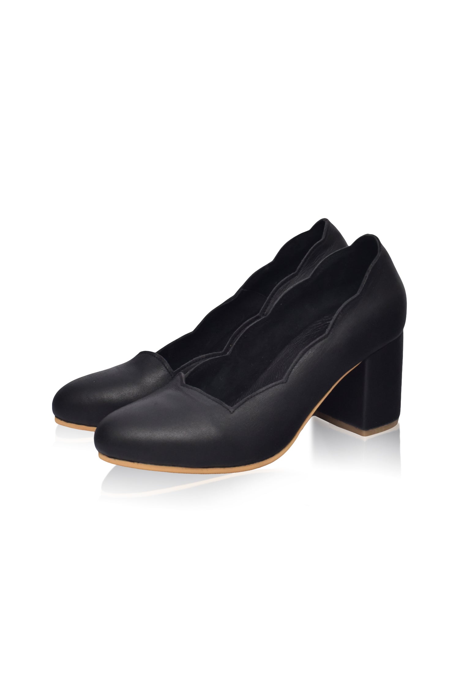 Alia Klassische Leder Pumps