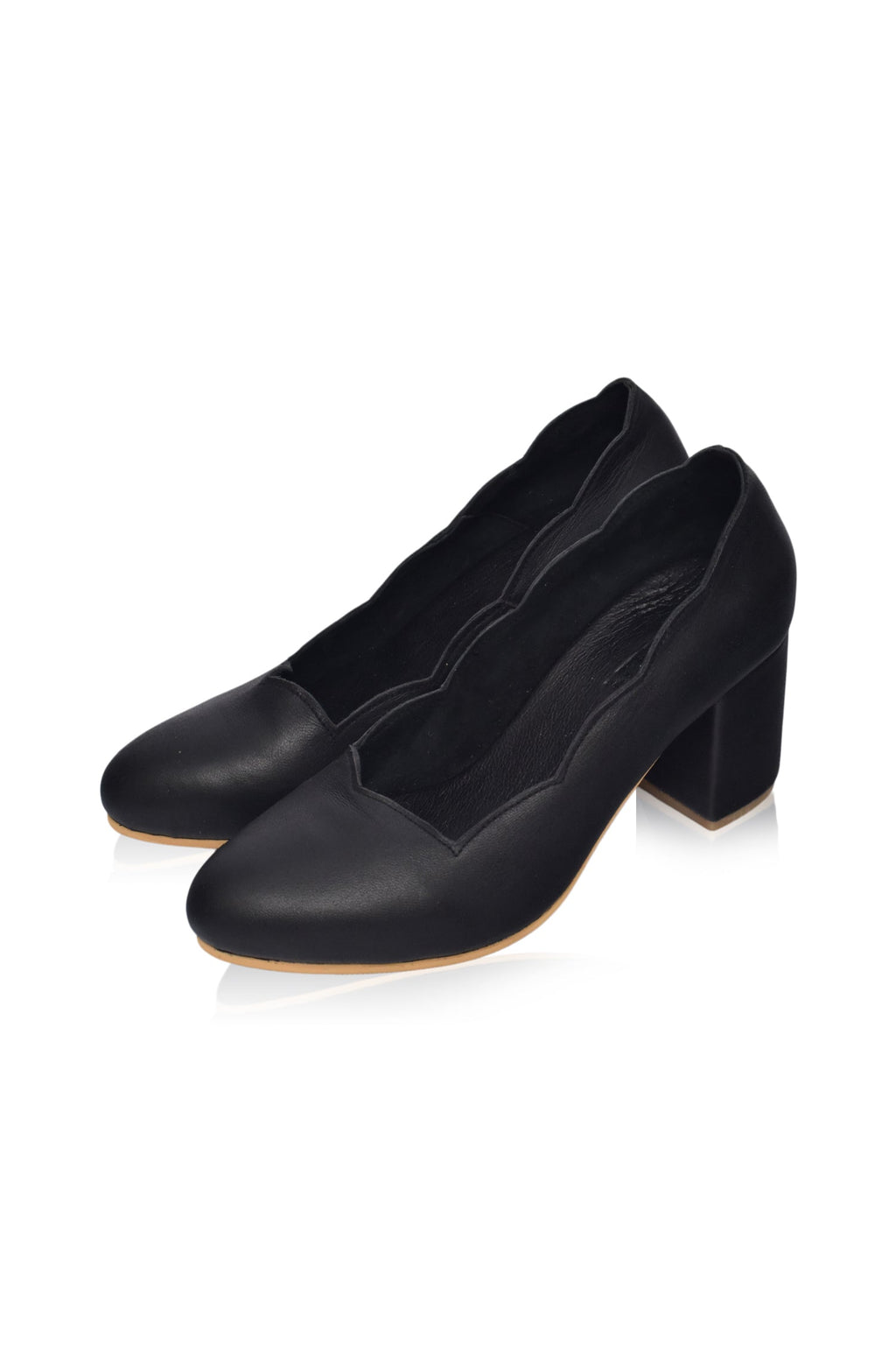 Alia Klassische Leder Pumps