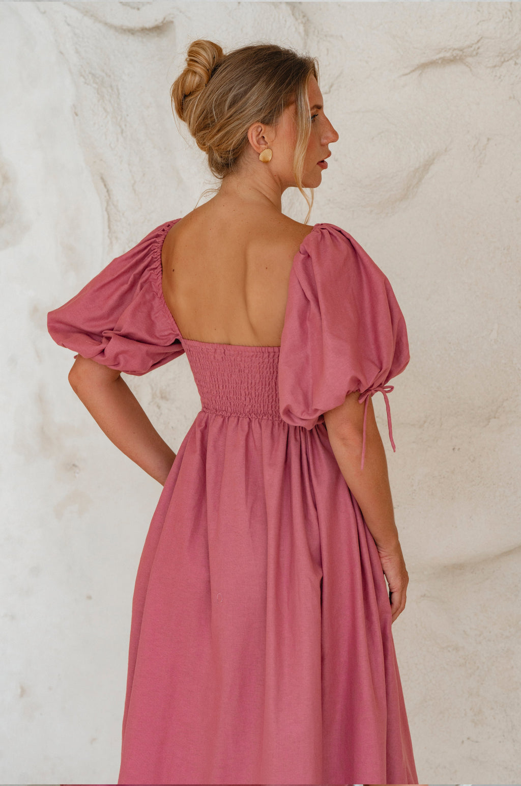 Atrani Puffärmel Kleid