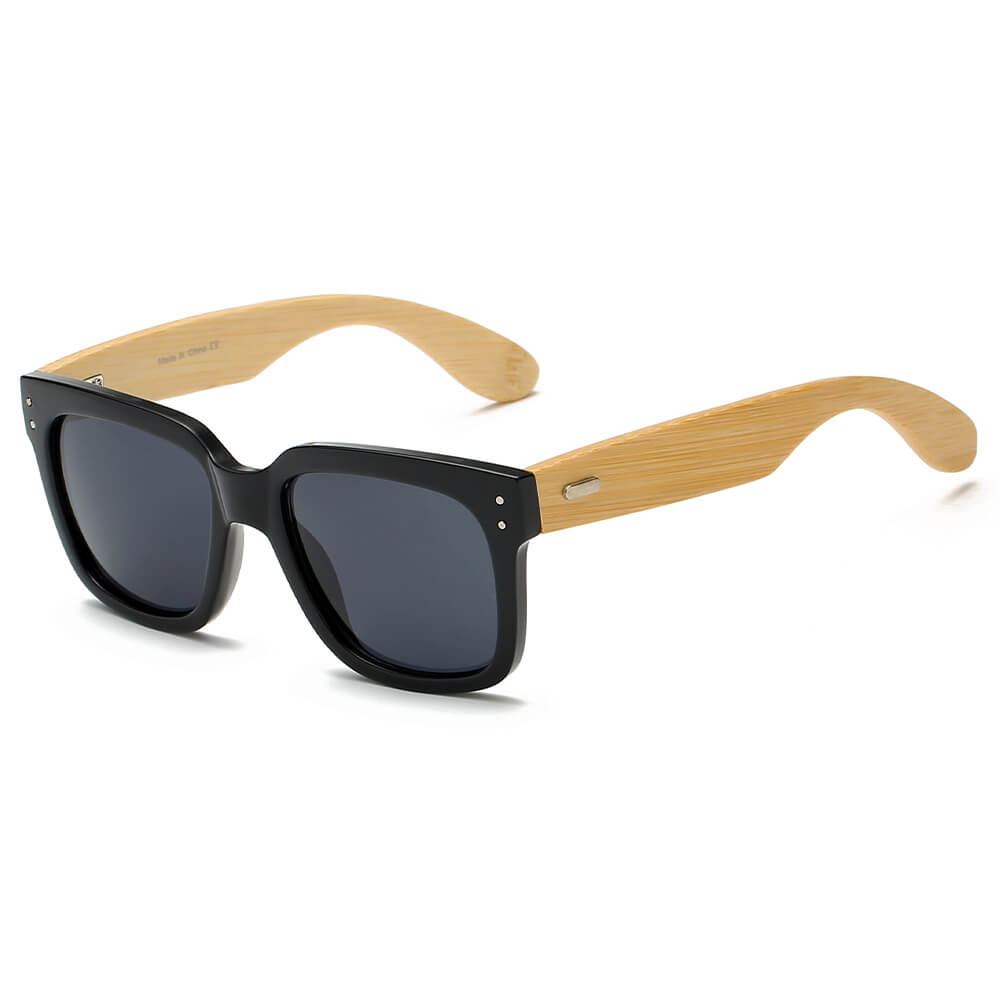 MEDFORD | Retro Unisex Herren Damen Quadratische Mode-Sonnenbrille