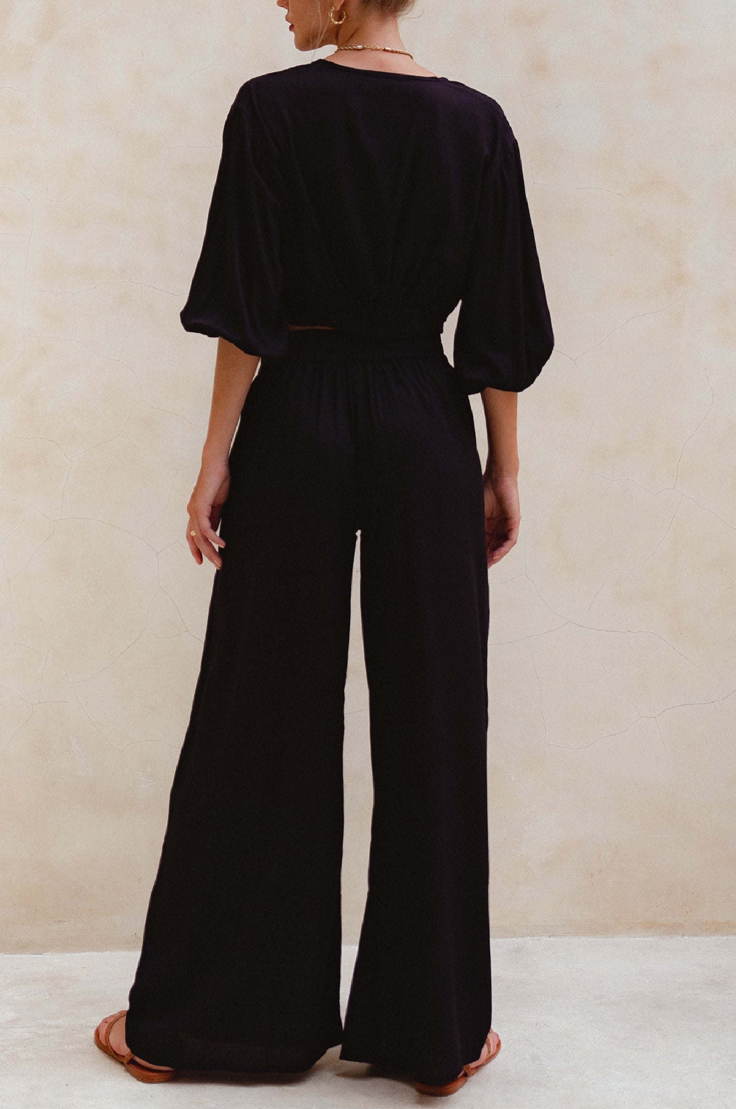 Fatima Wide Leg Pants (Sale)-1