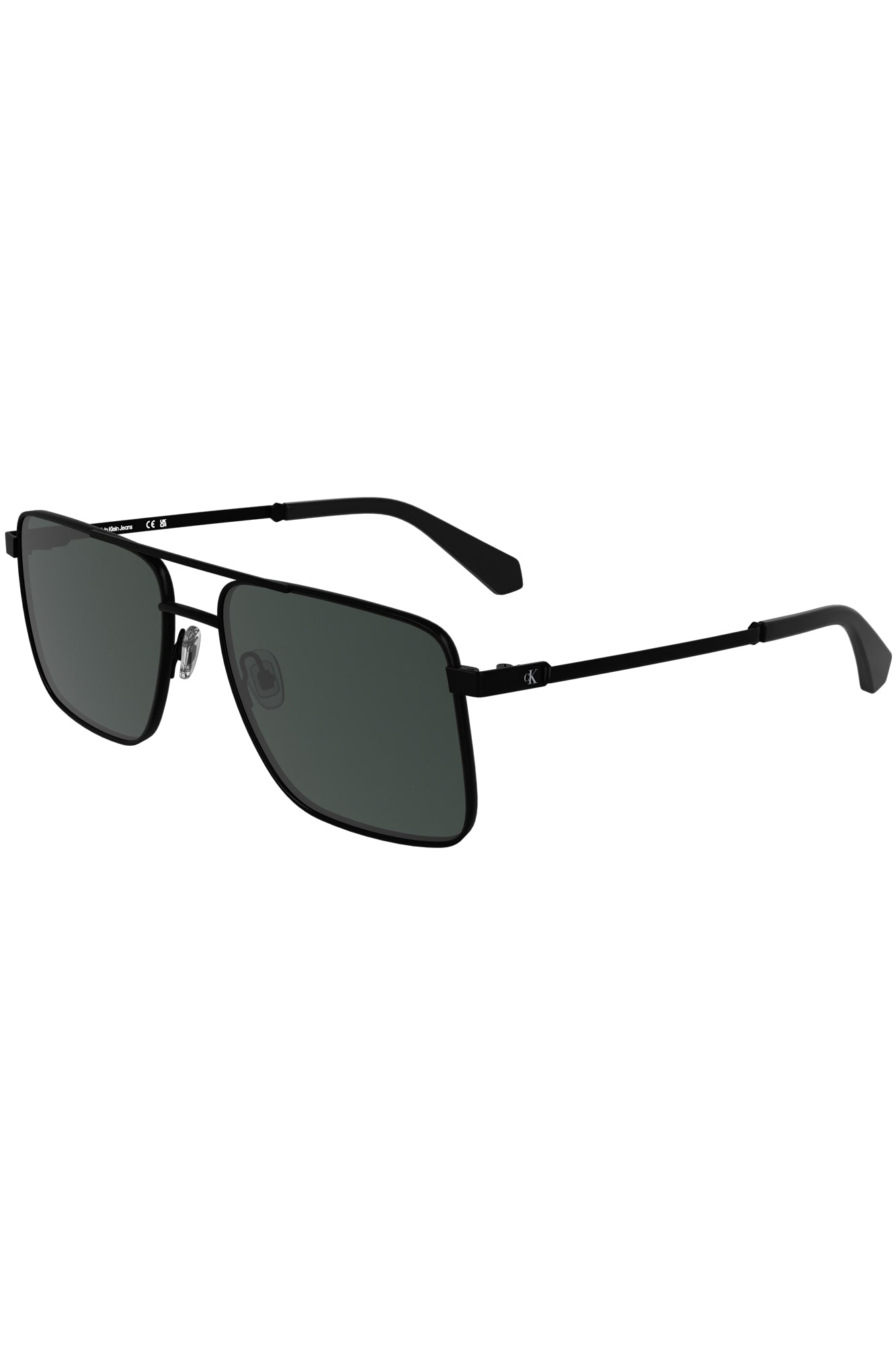 CALVIN KLEIN Herren Sonnenbrille Schwarz Metall