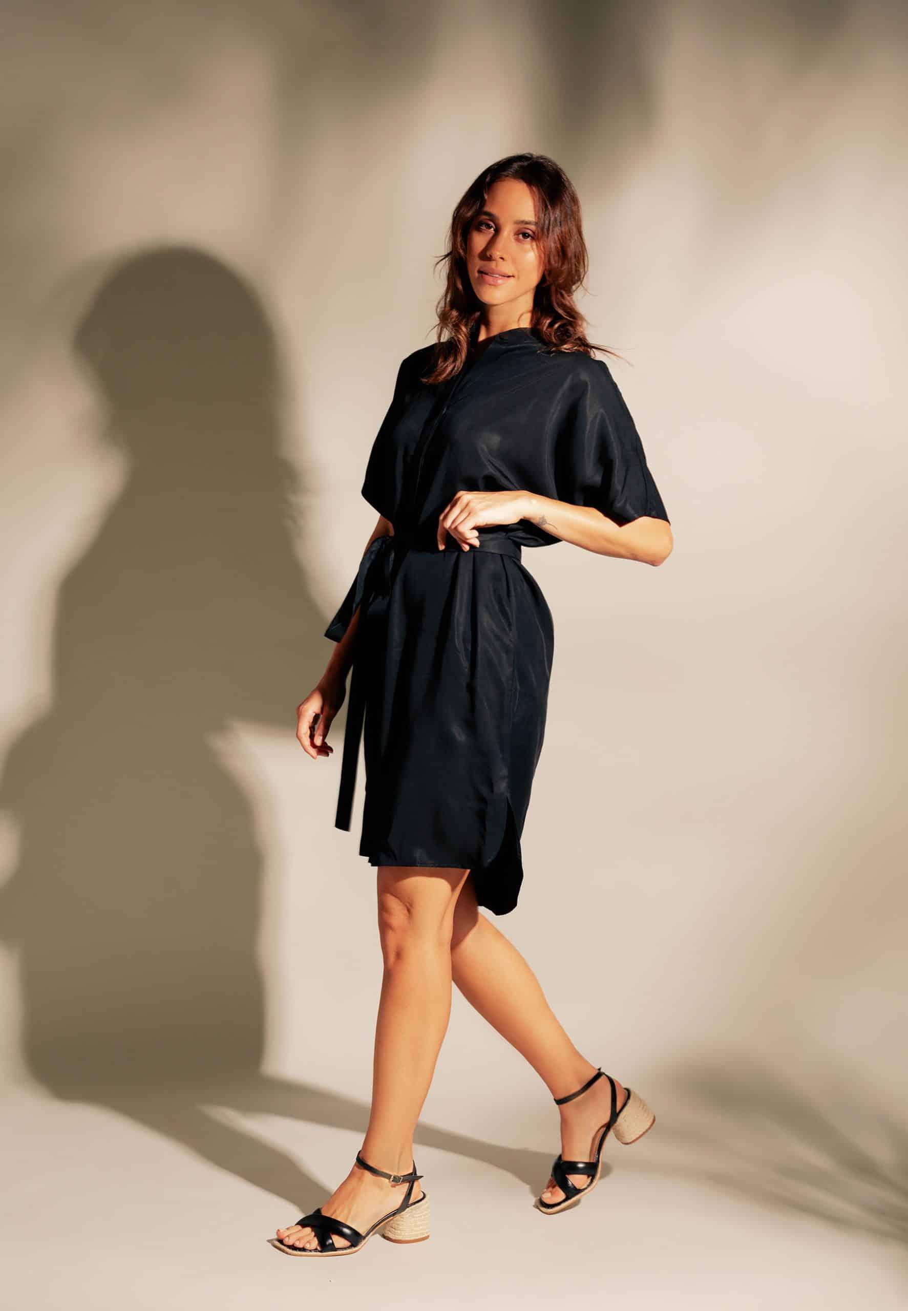 Marica Blockabsatz-Sandalen in Schwarz – Elegant & Komfortabel